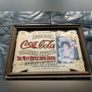 Vintage Coca-Cola Mirrored Tray
